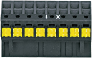 PNOZ s Set spring loaded terminals 45mm